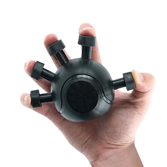 

Тренажер для укрепления хвата для рук Тренажер для пяти пальцев Эргономичный тренажер для укрепления хвата Тренажер для реабилитации при артрите Терапия рук Оборудование для тренировок чёрный