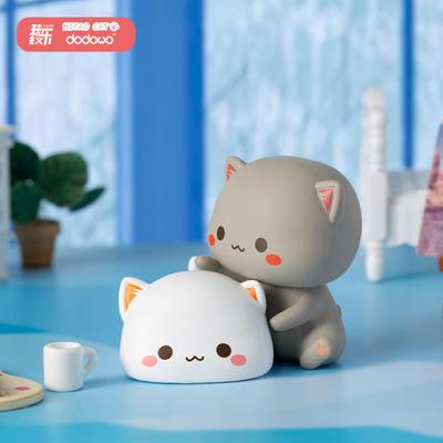 Mitao Cat 2 Season Lucky Cat Φτηνές χαριτωμένη γάτα Blind Box Παιχνίδια Blind Bag Cartoon Figure Doll Home Deroc