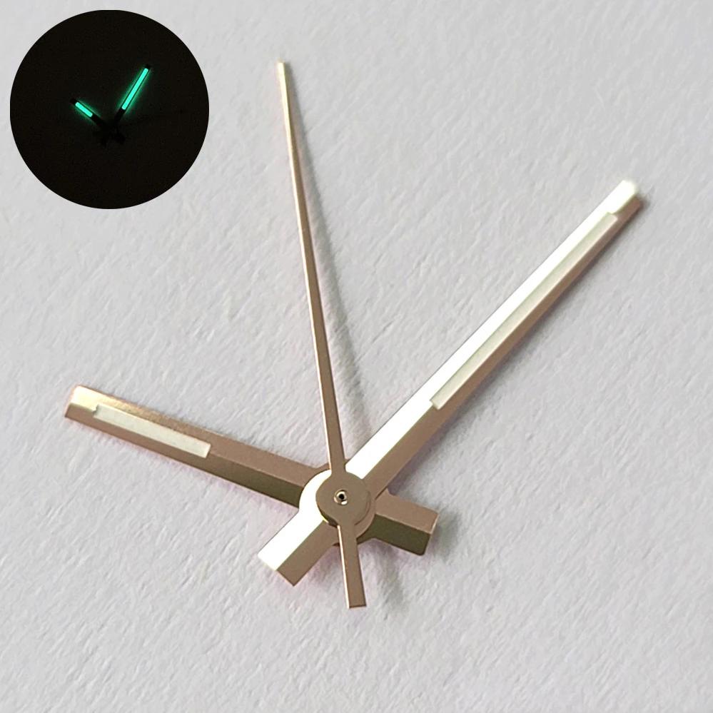 8*12*12.5mm NH35 Hands Rose Gold Silver Gold Watch Hands Green Luminous For NH35/NH36/4R/7S Movement Watches Pointers
