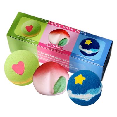 Özelleştirilebilir köpük banyo bombası 3 parçalı set, 360g, 1 parça