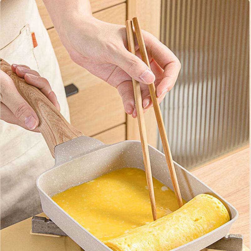 JingQingFu Square Non-Stick Tamagoyaki Frying Pan
