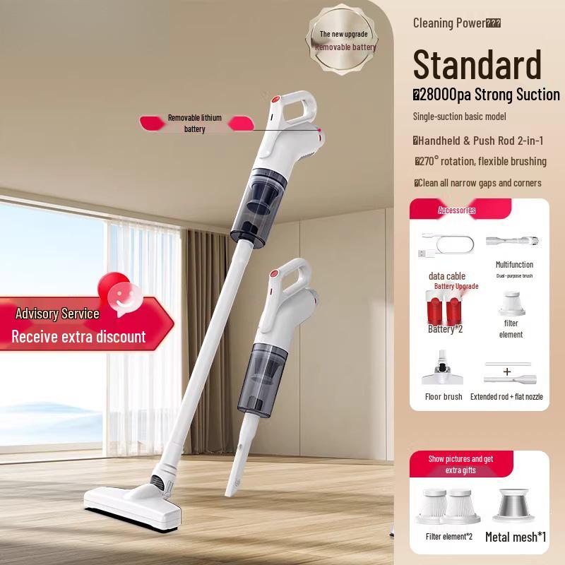 All-in-One Wireless Vacuum & Mop with High Power, Super Suction, Handheld Pet Hair Remover for Home Use