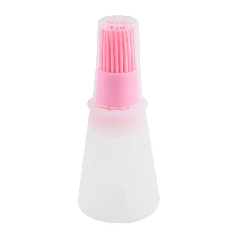 Comes with Oil Brush Leak Proof Oil Control Silicone Oil Bottle Brush Baking Barbecue Brush Outdoor Barbecue Pancake Brush New