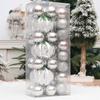 3Box Christmas Tree Hanging Decoration Electroplated Christmas Baubles Ornament Window and Door Ornament Party Supplies