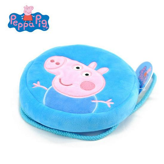 Genuine Peppa Pig Plush Toy Set: Peppa Pig, George, and Family of Four Dolls.