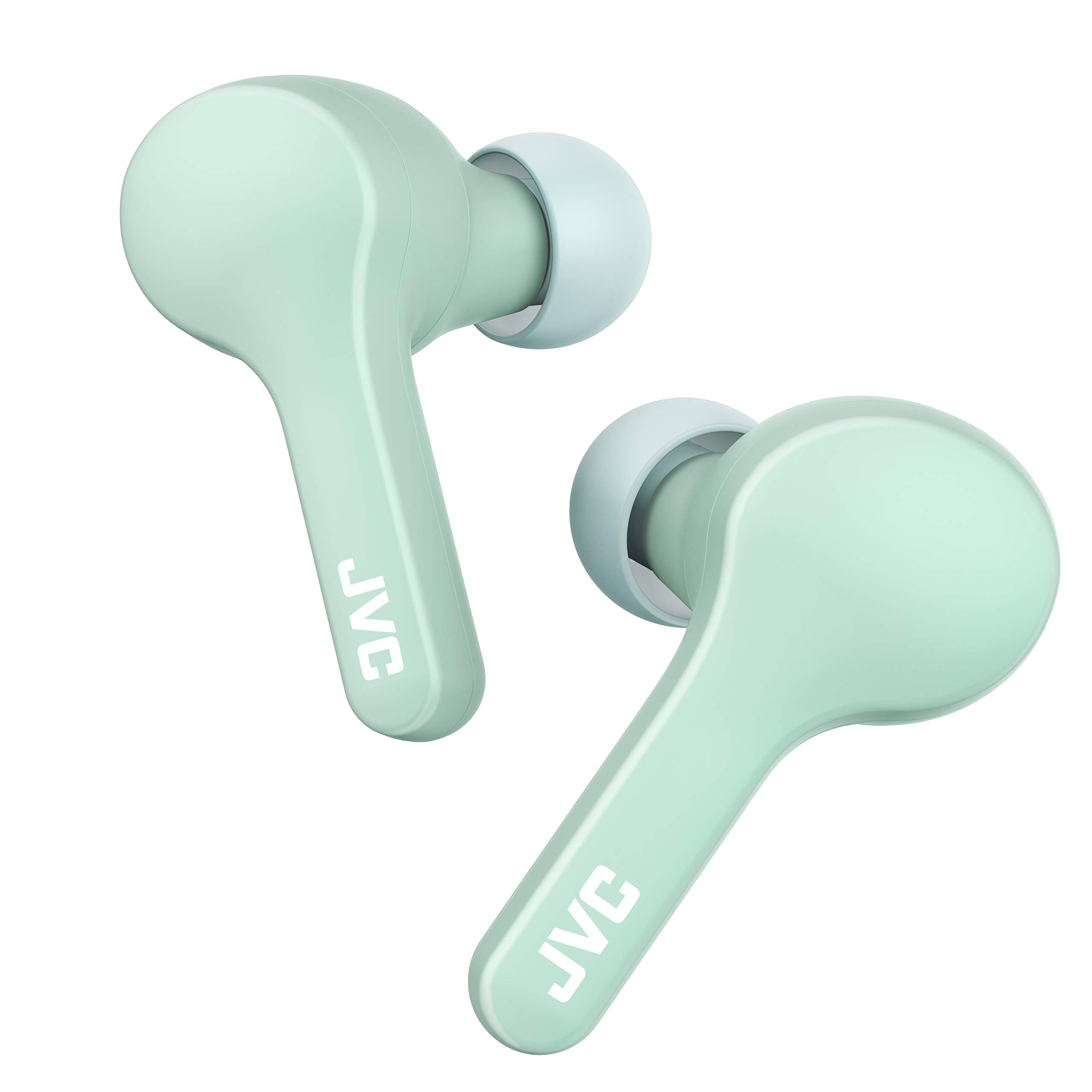 

JVC True Wireless Compact and Lightweight Up to 15 Hours of Bluetooth Mint HA-A7T-Z Earbuds, (4.8g), Playtime, Waterproof, Ver. 5.0 Compatible, мятный