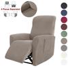 1seater Split Recliner Sofa Cover Elastic Spandex Armchair Covers Pure Color Recliner Chair Slipcovers Furniture Protector