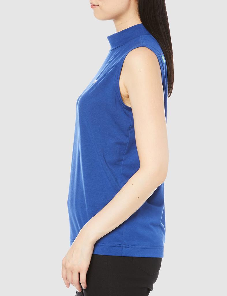 Lee Official Tight Sleeveless Mockneck Size Small T-Shirt, Tee, Women's, Navy,