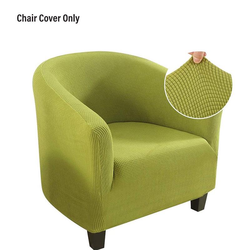 Thickened Elastic Furniture Bar Single Person Card Seat Cover For Tub Chair Pineapple Pattern Velvet Corn Grains Modern And Simple Style