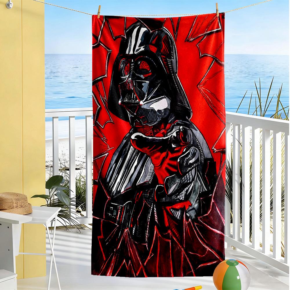 Star Wars Beach Towel Soft Durable Quick-Dry Comfortable Lightweight Suitable for Sports, Travel, Swimming, Yoga, Bathroom, Beach, And Pool