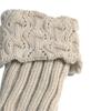 1 Pair Winter Women Cuffed Crochet Boot Cuffs Socks Knit Toppers Elastic Leg Warmers
