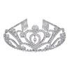 Bridal Crown Hair Accessories Fashionable Simple Alloy Diamond Headband Wedding Dress Large Crown Tiara Princess Hair Crown
