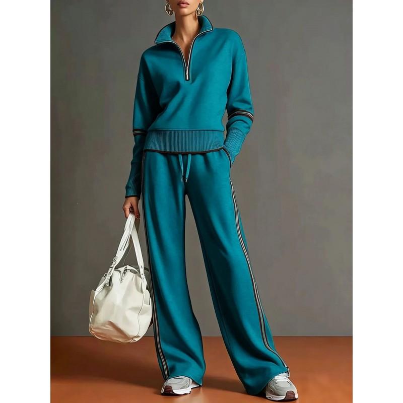 2026 Womens Casual Two-Piece Set: Color-Block