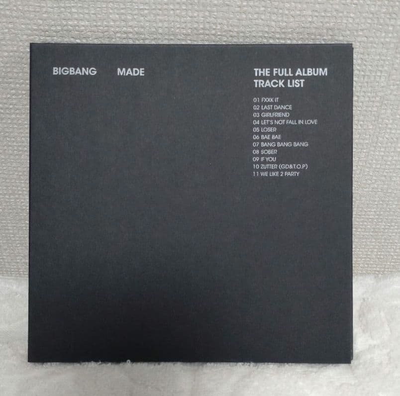 [USED] BIGBANG MADE/THE FULL ALBUM/First Edition Limited Korean Version T.O.P
