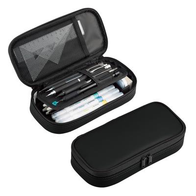 Kokuyo Webre Wave Holder Potlood Alle Etui, Zwart, AMF-VBF340D