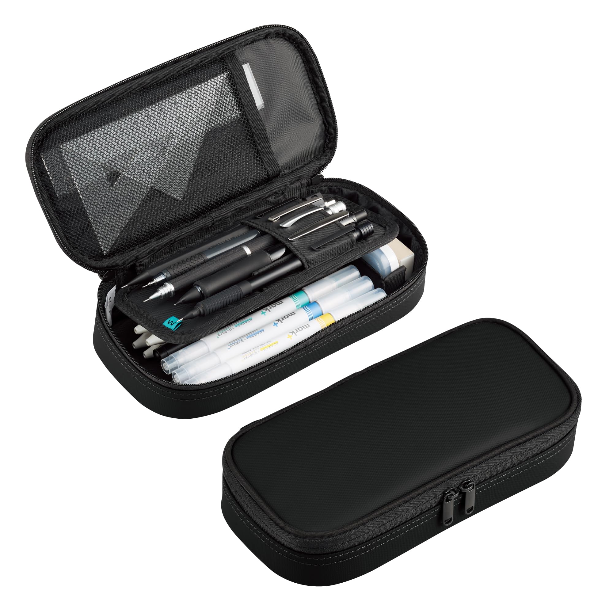 

Kokuyo Webre Wave Holder Pencil All Case, Black, AMF-VBF340D