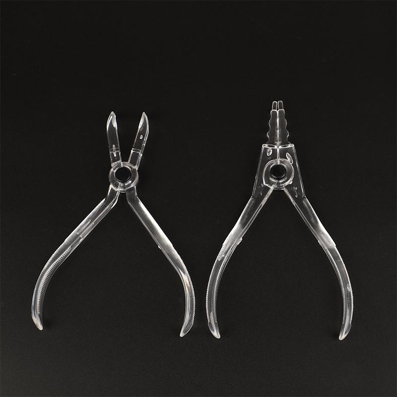 1Pc Disposable Sterile Slotted Round Navel Forceps Clamp Triangle Open Plier Ear Nose Piercing Tools Tattoo Piercing Supply
