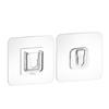 2-40PCS Cable Organizer Clips Double-Sided Adhesive Wall Hook Hanger Strong Transparent Suction Cup Wall Holder For Kitchen Bath