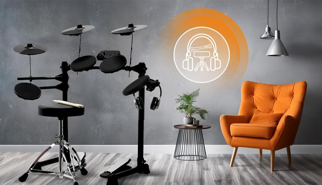 MusicMate MM-DRM-100 RhythmRise Electronic Drum Kit