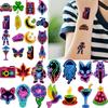 54 peças Tatuagem Temporária Adesivos de Dinossauro Impermeáveis Duradouros Adesivos Corporais Adesivos Decorativos Para Braços Crianças Bochechas