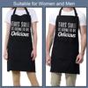 Miracu Funny Cooking Aprons for Women, Funny Baking Aprons for Men Dad - Mens Cooking Gifts for Bakers Husband Boyfriend - Valentines Day, Birthday