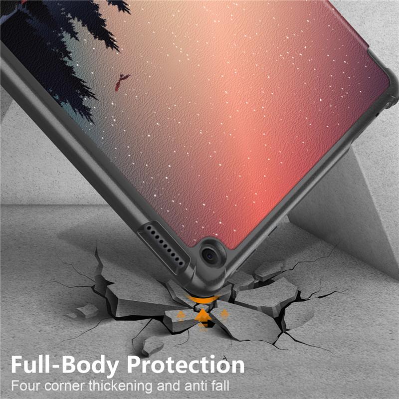 Tablet-Hülle für Fire HD 10 Hülle 2023, 10,1 Zoll, dreifach klappbarer Ständer, magnetische Smart-Folio-Abdeckung für Fire HD 10 2023 Tablet-Hülle