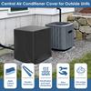 Outdoor Square Vertical Air Conditioner Cover Dust Proof Drawstring Closure AC Protection Cover Waterproof Air Condition Covers