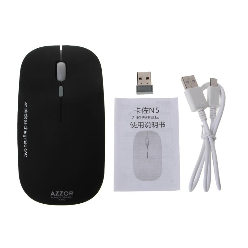 N5 Super Slim 2.4GHz Rechargeable Mute Optical Wireless Mouse For Laptop PC Tablet N5 Super Slim 2.4GHz Rechargeable Mute Optical Wireless Mouse For Laptop PC Tablet