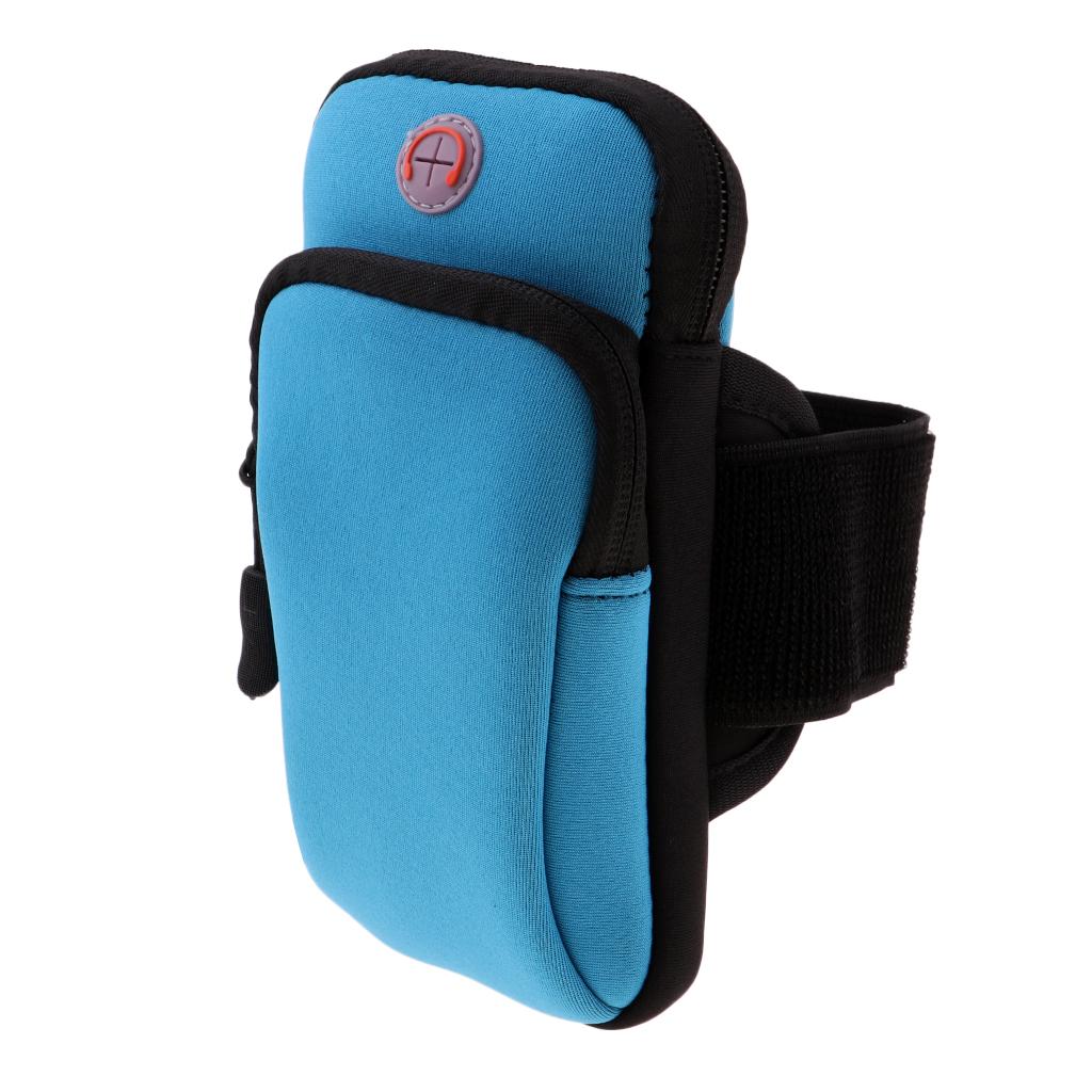 Sports Arm Band Neoprene Running Armband Bag Waterproof Phone Holder Pouch Cover for Gym Exercise