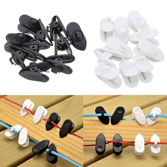 10 ks otočný klip na klopu pro kabel mikrofonu nebo sluchátek