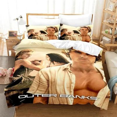 TV Outer Banks Bedding Set Boys Girls Twin Queen Size Duvet Cover Pillowcase Bed Kids Adult Fashion Home Textileextile