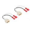 Vehicle Speaker Wire Harness Tool Free Setups Universal Fitment ABS Automotive Sound System Cable Easy to Use for Car