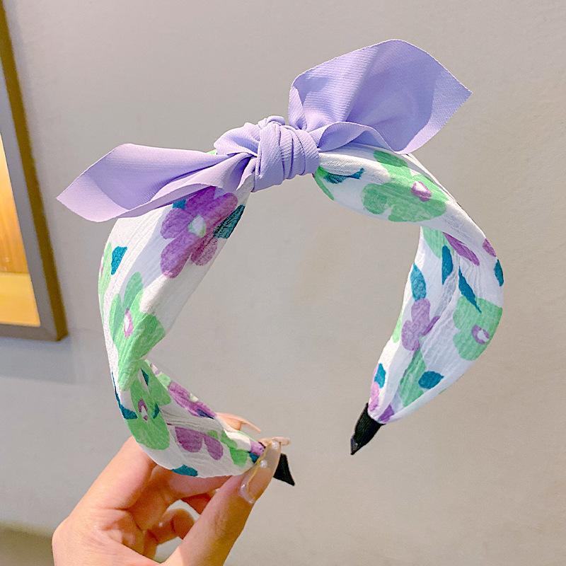 Koreanische Version Kinder Obst Cartoon Schleife Stirnband Mädchen Dreidimensionale Hasenohren Haarnadel Süßes Mädchen Breitkrempiges Stirnband