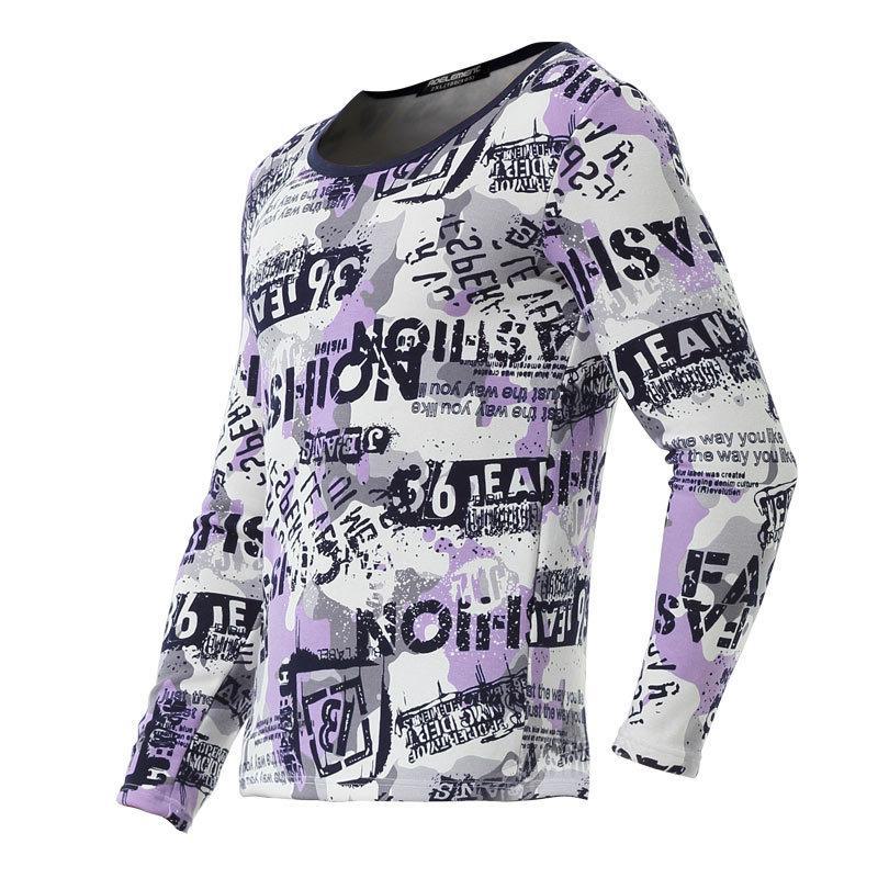 

Мужской термосвитер из хлопка с круглым вырезом L фиолетовый