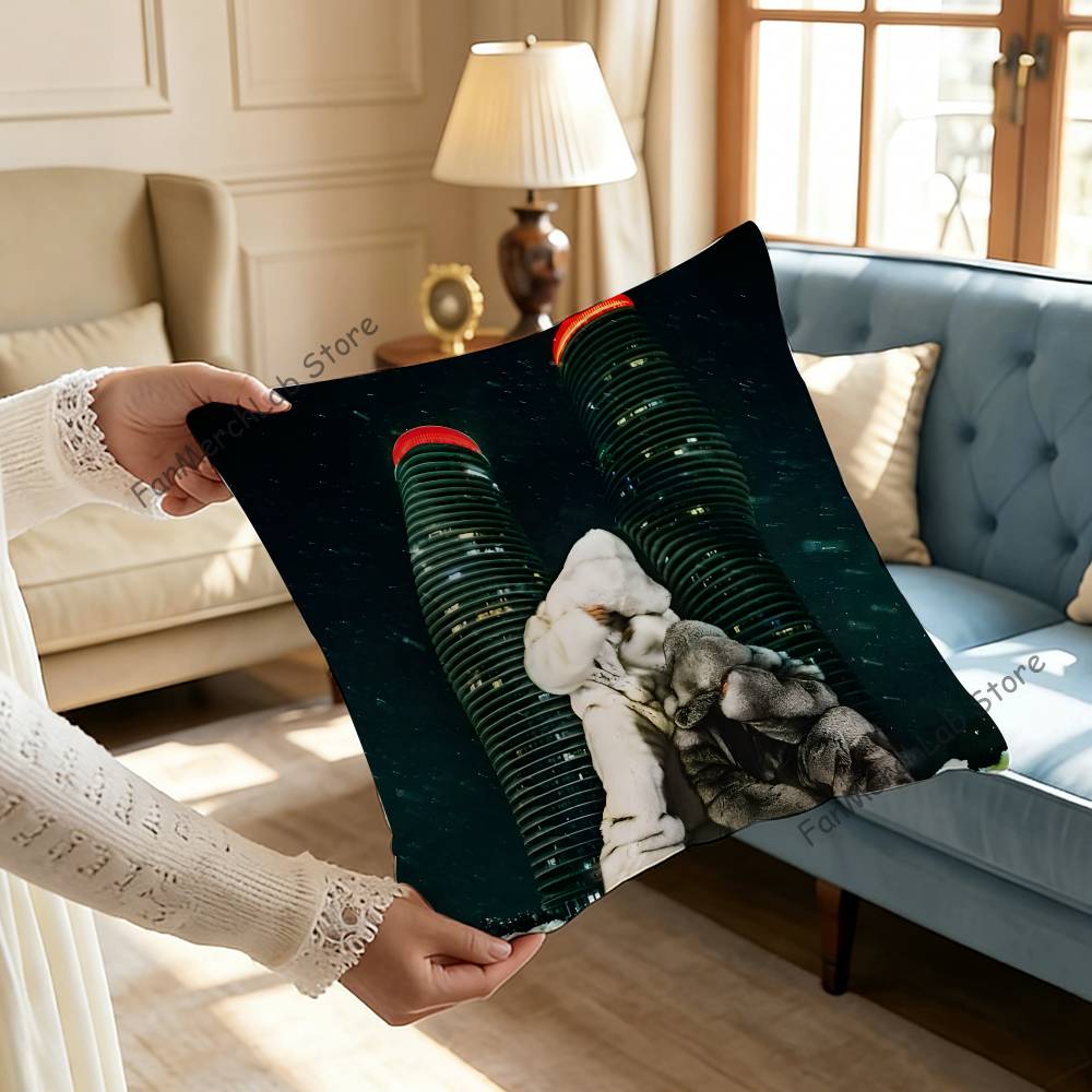 Rapper DDrake Pillowcase Pillowslip Cushion Plush Boys Girls Cartoon Anime Kawaii Decoration Kids Birthday Cute Gifts