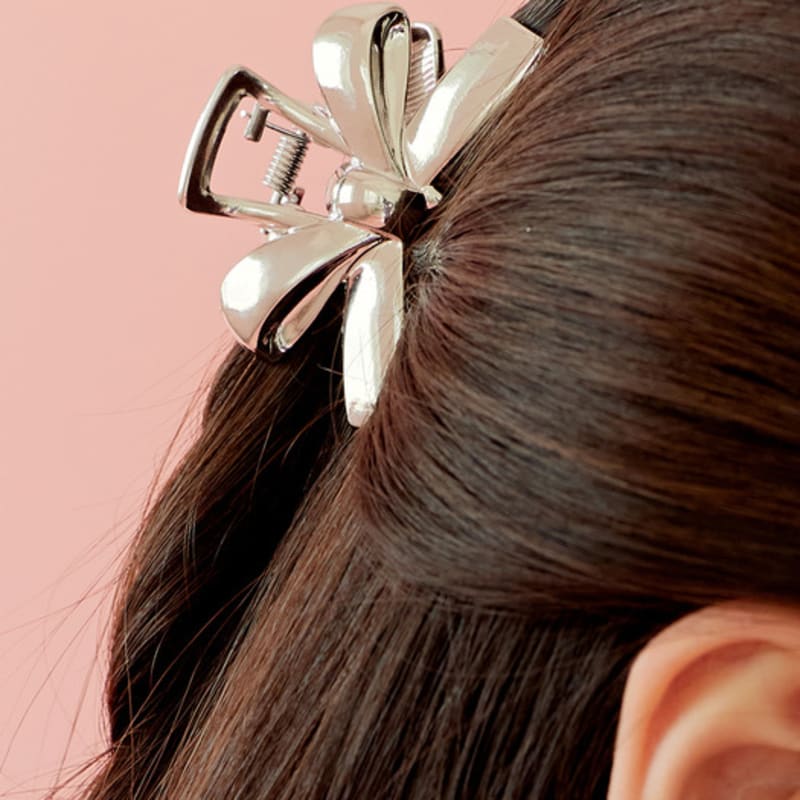 

murmur Petit ribbon hair claw Silver