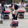[Pre-Owned] Queen Margaret Multicolor Leather Bee Embellished Crossbody Bag - Excellent #1K1R29Q