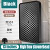 13 Inches Super Big Panel Ceiling Mounted Supercharge Shower Head Set 3 Modes High Pressure Large Flow Rainfall Bathroom Shower