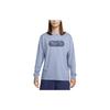 Nike T Shirts Men's Blue Crew Neck Moderate Straight Fit FQ3716-493