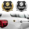 Naklejka z metalową odznaką 3D Kłos Zboża Naklejki Dekoracyjne na Szybę Samochodu Akcesorium Do SX4 Samurai Spacia Swift Jimny Grand Baleno
