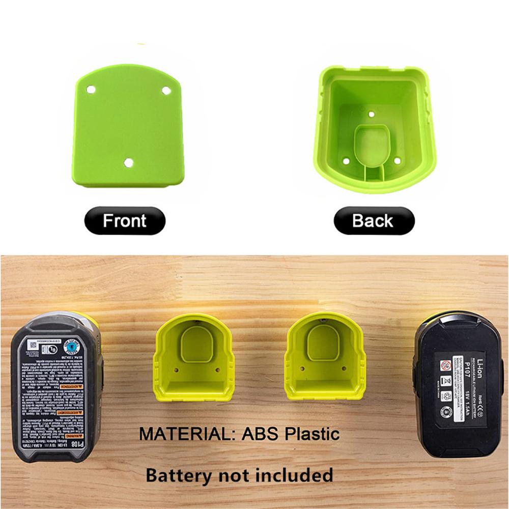 5Pcs Battery Holder W/ Screws For Ryobi 12-18V P117 P107 P108 Battery Wall Mount
