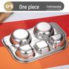 Kids Stainless Steel Divided Cartoon Plate