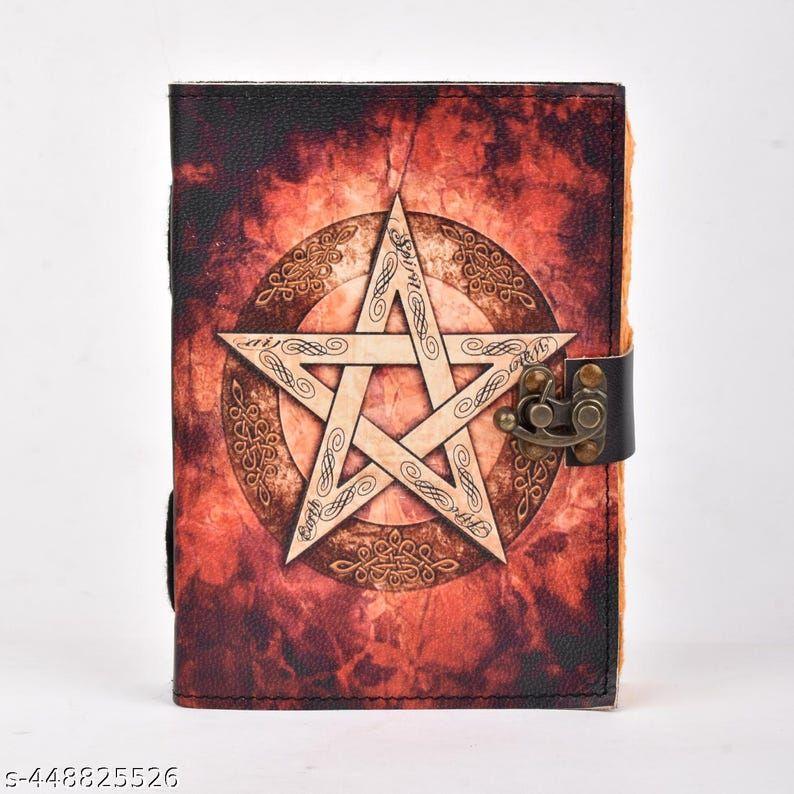 Handmade Printed Diary Notebook With Lock Clasp For Gift/Office Use (5*7 Inch,200 Pages) Deckle Edge Antique Paper A5 Dairy