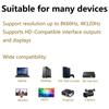 HDMI-kompatibler 2.1 8K-Erweiterungsstecker-Adapter 48 Gbit/s Stecker auf Buchse Konverter 8K@60Hz 4K@120Hz Unterstützung 3D eArc