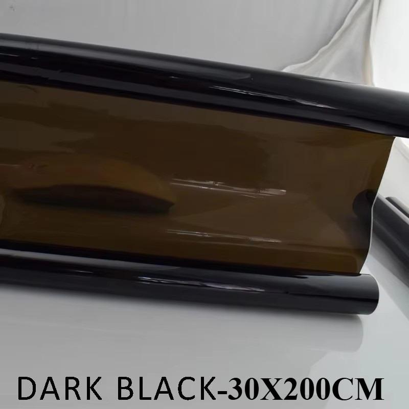 Lucios Transparent Negru Fum Ușor Folie PVC Tintă Far Stop Folie de Acoperire Wrap Autocolant Folie de Acoperire Folie Blindată pentru Mașini