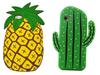 Iphone For Apple Silicone Rubber Slot Shaped Pineapple Cactus Protective Cover