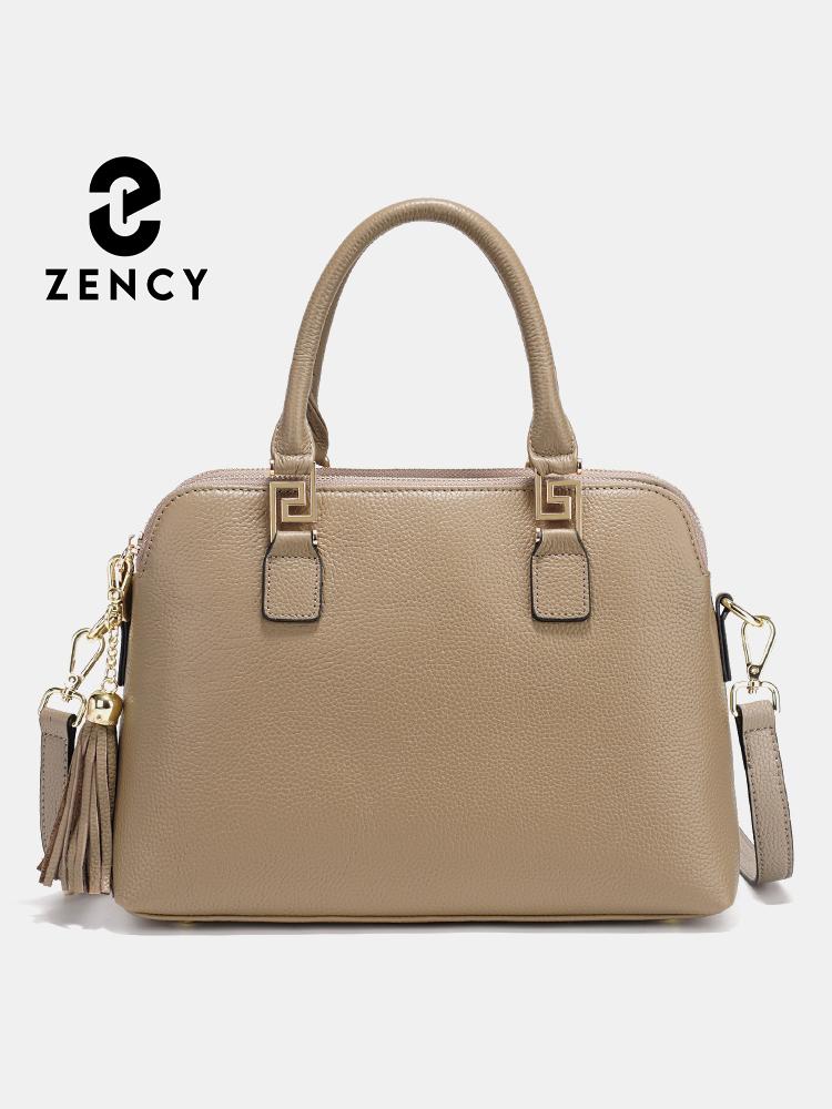 Zency 2025 Women 100% Genuine Leather Shoulder Bag Ladies Crossbody Bag