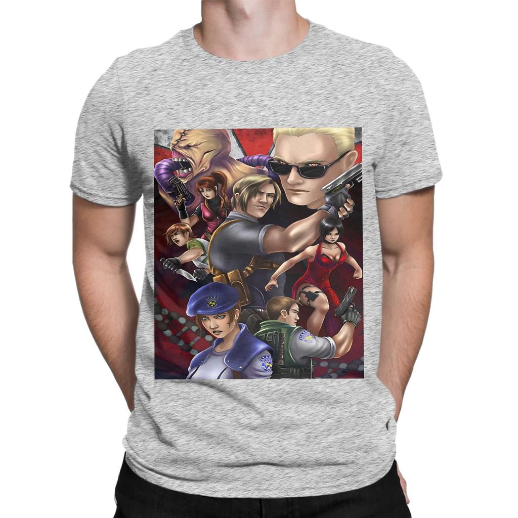 Rresident Evil Art Poster Funny Graphic 100 Cotton TShirt Rresident Evil Codeveronica Tops Tees For Unisex