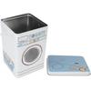 Laundry Powder Bin,Metal Washing Machine Shape Laundry Powder Bin Ideal for Holding Pods Tablets Detergent