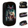 Pencil Case Urban Fantasy Game Devil May Cry Pencil Pouch Pen Large Storage Bag Students School Zipper Stationery